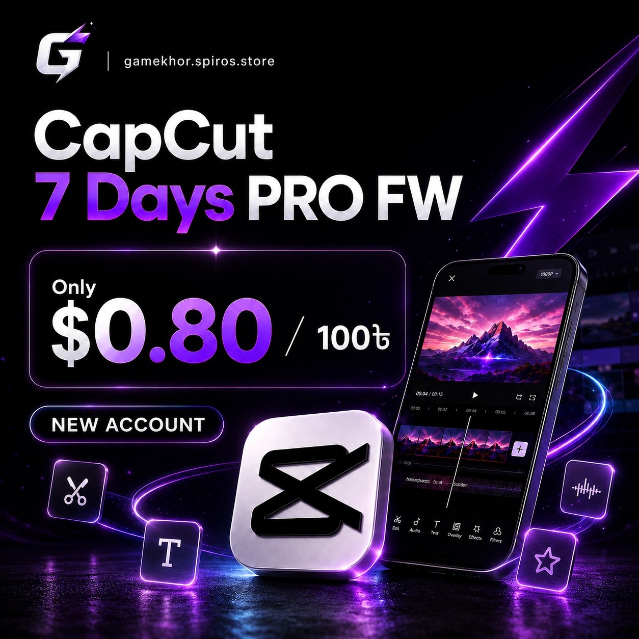 CapCut 7 Days Pro FW
